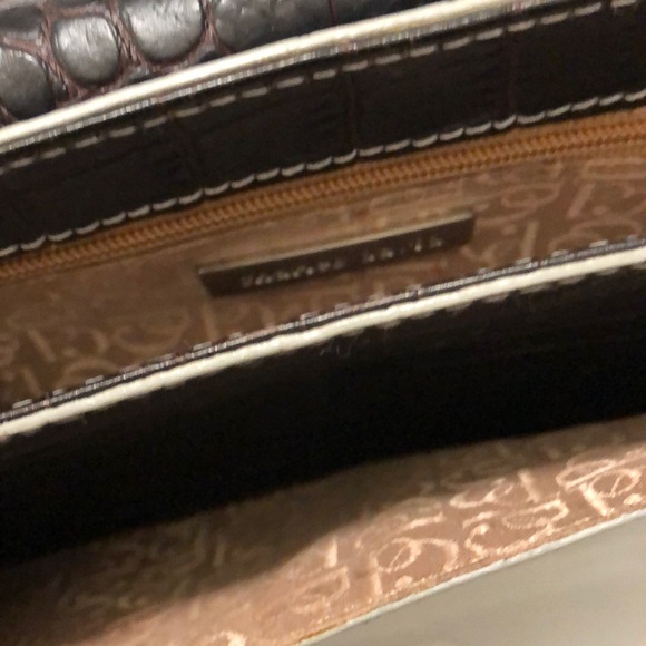 Charles David Leather Crocodile Clutch Purse - Picture 5 of 7